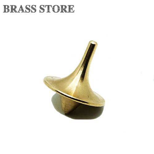 楽天真鍮雑貨 BRASS STOREBRASS STORE ブラスストア / 真鍮 コマ（ゴールド） おもちゃ こま 玩具 ブラス 独楽 ベーゴマ スピニングトップ 骨董品 グッズ 雑貨 日用品 インテリア 和風 縁起物