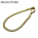 BRASS STORE ブラスストア / 真鍮 喜平チェーン ブレスレット(幅4mm 2サイズ)/ ブラス カニカン バングル 腕輪 レディース メンズ アクセ...