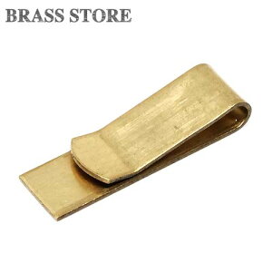 BRASS STORE ブラスストア / 真鍮 マネークリップ（超ミニサイズ）/ ブラス ゴールド ビンテージ 札ばさみ 札入れ 財布 コインケース ミニウォレット シンプル メンズ