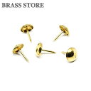BRASS STORE ブラスストア / 5個セット 真鍮製 プッシュピン(Lサイズ)/ 押しピン 画鋲ブラス 雑貨 手芸用品 パーツ ハンドクラフト インテリ...
