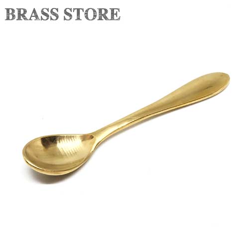 楽天真鍮雑貨 BRASS STOREBRASS STORE ブラスストア / 真鍮 スパイススプーン （ミニサイズ） ブラス キッチン用品 調理器具 カフェ コーヒー カトラリー 雑貨 アンティーク ビンテージ さじ