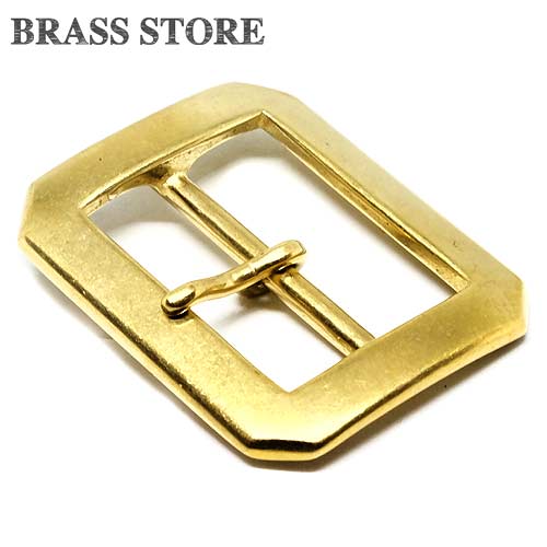 BRASS STORE ブラスストア / 真鍮製 レザーベルト用バックル スクエア（オクタゴン） / 美錠 尾錠 ギャ..