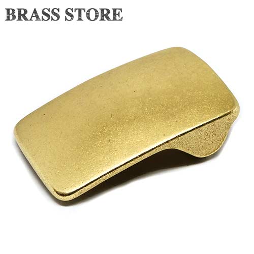 BRASS STORE ブラスストア / 真鍮 レザーベルト用 バックル（ピンバックル）ベルト幅40mm / 尾錠 ソリッドブラス ギャリソンベルト ハーネスベルト メンズ アメカジ