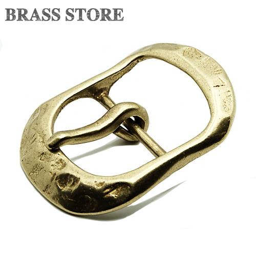 BRASS STORE ブラスストア / ベルト交換用 バックル (スタンプデザイン）玉プラ塗装仕上げ ベルト幅38m..