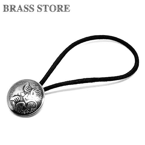 BRASS STORE ブラスストア / オーストラリア　5セント ハリモグラ（燻しあり）18mm / 硬貨 外国 バングル ビンテージ メンズ レディース 髪留め シルバー ゴールド アンクレット 古銭 ループ