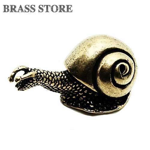 BRASS STORE ブラスストア / 真鍮 オーナメント(カタツムリ B )/ 動物 蝸牛 かたつむり 昆虫 チャーム 置物 ブラス 雑貨 インテリアグッズ 小さい かわいい