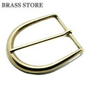 BRASS STORE ブラスストア / ベルト交換用 バックル (馬蹄)玉プラ塗装仕上げ ベルト幅60mm / シングルピン 一穴 ブラス ギャリソンベルト ...