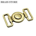 BRASS STORE ブラスストア / 真鍮 レザーベルト用バックル（引っ掛けバックル）ベルト幅 40mm 合わせ金具 ブラス カスタムパーツ 美錠 尾錠 メンズ 付け替え 交換