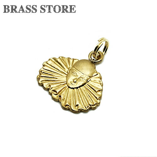 楽天真鍮雑貨 BRASS STOREBRASS STORE ブラスストア / 二重リング付き 真鍮チャーム（ピエロ B）/ サーカス 道化師 アメリカ シリアルキラー 映画 フィギュア ブラス パーツ キーホルダー