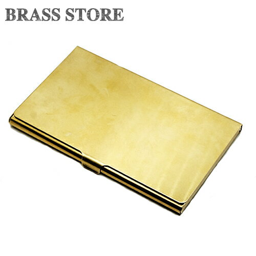BRASS STORE ブラスストア / 真鍮 名刺入れ（ゴールド）カードケース カードホルダー クレジットカード..
