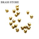 BRASS STORE ブラスストア / 20個セット 真鍮製 ビーズ(ミニサイズ)数珠玉 南京玉 ブラス DIY ブラス ハンドメイド 雑貨 洋裁 手芸用品 ...