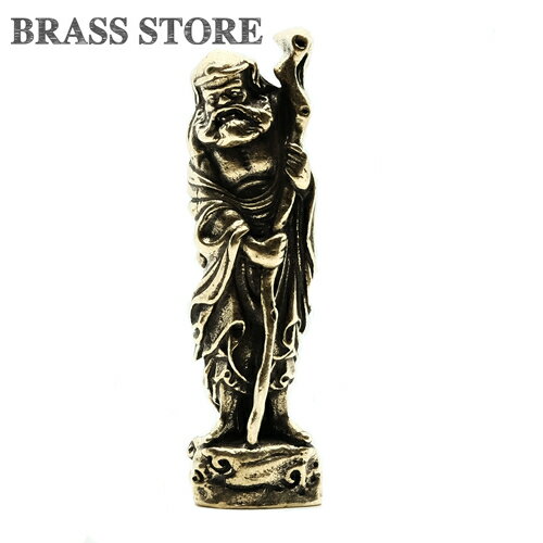 BRASS STORE ブラスストア / 真鍮 置物（僧侶）ブラス ゴールド オーナメント お坊さん 着物 儒教 仏教..