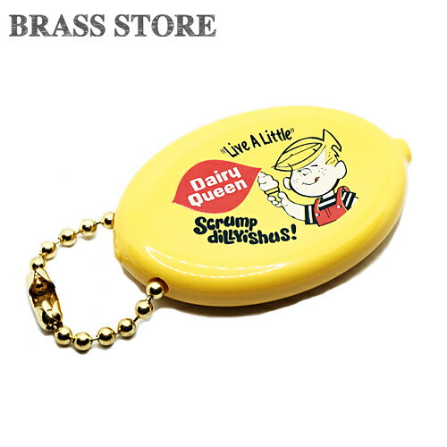 Rakuten - BRASS STORE ブラスストア / ラバー コインケース（イエロー デイリークイーン）アメリカ キャラ ゴム 小銭入れ アメリカ製 USA ブラスストア 真鍮 ブラス