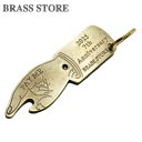 BRASS STORE オリジナル 真鍮 ペイミー キーホルダー(7周年限定) ブラスストア ペイユー ユーペイ you pay キーリング ビッグサイズ