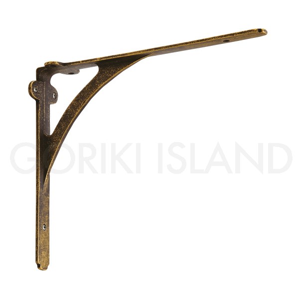 GORIKIISLAND アングル ST 250 AN≫棚受け金具 ブラケット ウォール ブラス シェルフ ラック 飾り棚 デ..