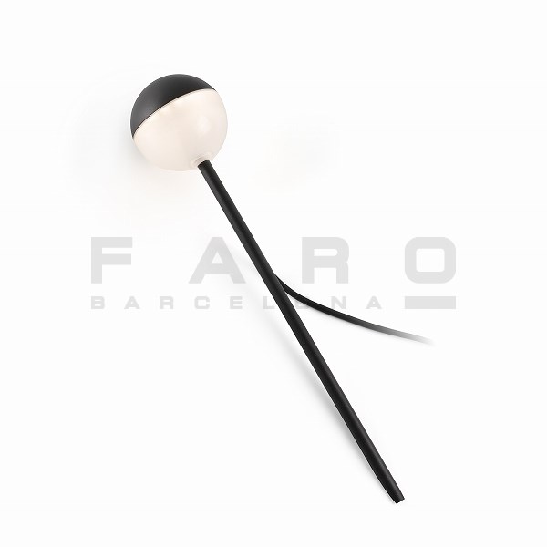 Rakuten - FARO BARCELONA PICCOLA LED Black spike≫ボール型 球体 アプローチライト ガーデン アクセサリー 屋外照明 外灯 足元灯 スパイク 埋め込み 直接結線 おしゃれ モダン シンプル スタイリッシュ 防雨 IP65 IK08 ビス付属 LED 100-240V 黒色