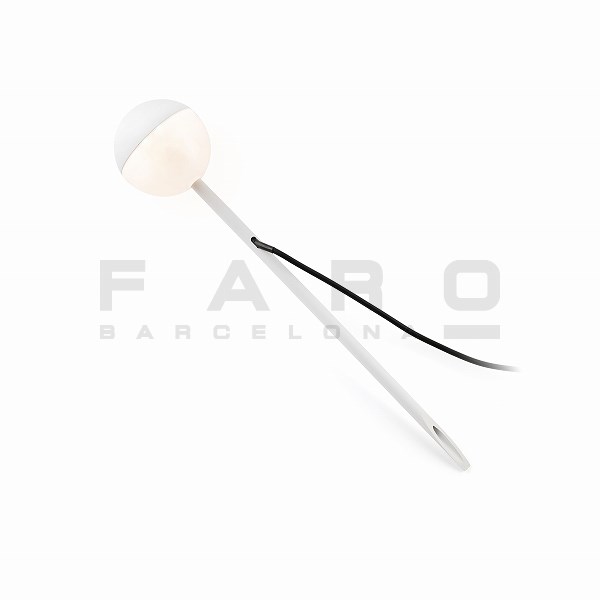 乐天商城 - FARO BARCELONA PICCOLA LED White spike lamp≫ボール型 球体 アプローチライト ガーデン アクセサリー 屋外照明 外灯 足元灯 スパイク 埋め込み 直接結線 おしゃれ モダン シンプル スタイリッシュ 防雨 IP65 IK08 ビス付属 LED 100-240V 白色