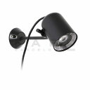 FARO BARCELONA FLOW Black wall lamp with spike≫ガーデン ウォール ライト アプローチ 屋外照明 外灯 足元灯 角...
