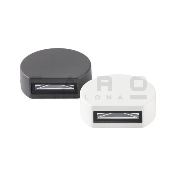 FARO BARCELONA PILL LED Dark grey wall lamp≫壁面 壁掛け アプローチ ポーチ ガ...