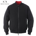 アルマーニエクスチェンジ A X ARMANI EXCHANGE ボンバージャケット MA-1 メンズ アウター ブルゾン ブランド 6KZB61 ZNVPZ ブラック