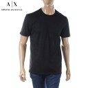 アルマーニエクスチェンジ A|X ARMANI EXCHANGE Tシャツ メンズ 3RZTBP ZJ9TZ ブラック