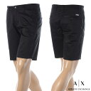 アルマーニエクスチェンジ A X ARMANI EXCHANGE チノショートパンツ メンズ ブランド 8NZS42 ZN1RZ ブラック