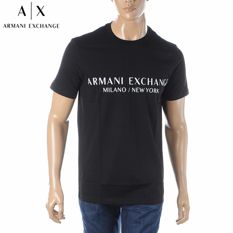 アルマーニエクスチェンジ A|X ARMANI EXCHANGE Tシャツ メンズ ブランド 半袖 クルーネック 8NZT72 Z8H4Z 2024春夏新作