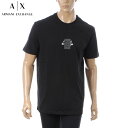 アルマーニエクスチェンジ ARMANI EXCHANGE A|X Tシャツ メンズ XM000767 AF12308 半袖 クルーネック ブラック 黒 送料無料