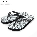 アルマーニエクスチェンジ ARMANI EXCHANGE A|X サンダル メンズ ビーチサンダル XUQ002 XV676 ブラック ロゴ 軽量 EVAソール...