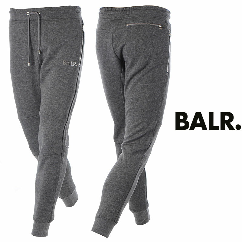 ボーラー BALR. スウェットパンツ メンズ Q-SERIES SLIM CLASSIC SWEATPANTS B1411.1004 グレー