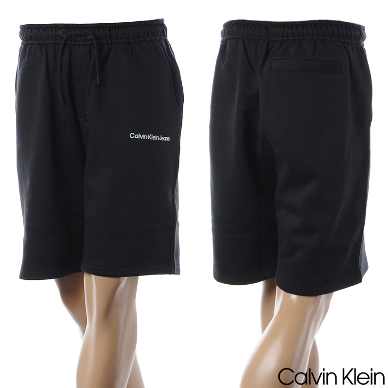 カルバン・クライン カルバンクライン ジーンズ CALVIN KLEIN JEANS ショートパンツ メンズ ブランド スウェット J30J322916 ブラック