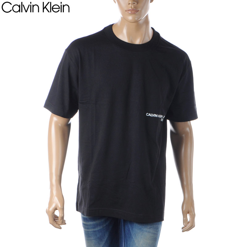 カルバン・クライン Tシャツ メンズ カルバンクライン CALVIN KLEIN JEANS Tシャツ メンズ クルーネック 半袖 J30J324652 2024春夏新作