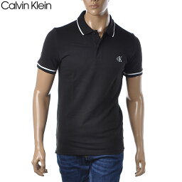 カルバン・クライン ポロシャツ メンズ カルバンクライン CALVIN KLEIN JEANS ポロシャツ メンズ J30J315603 ブラック 2024春夏新作