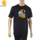 カーハート Tシャツ メンズ カーハート Carhartt WIP Tシャツ 半袖 クルーネック メンズ S/S BEACH C T-SHIRT I029020 ブラック