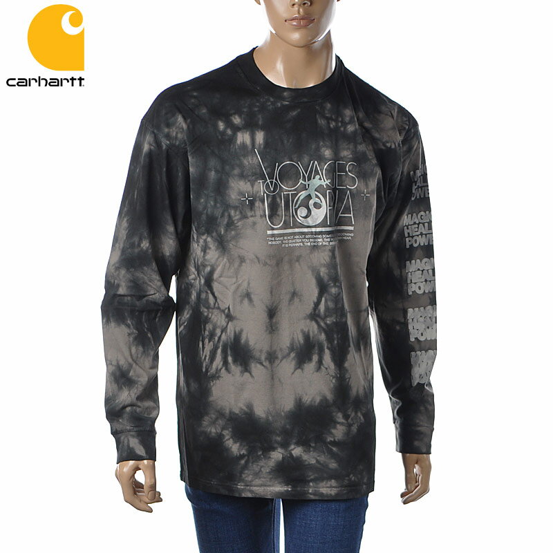 カーハート Carhartt クルーネックTシャツ 長袖 ロンT メンズ ブランド VOYAGES I030201 ブラック