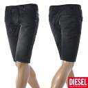 ディーゼル ディーゼル DIESEL デニムショートパンツ ジョグジーンズ メンズ ブランド D-KROOSHORT-NE 00STMV-0670M ブラック