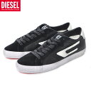 ディーゼル DIESEL レザースニーカー メンズ ローカット S-LEROJI LOW Y02741 PR663 ブラック