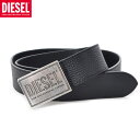 ディーゼル ビジネスベルト メンズ ディーゼル DIESEL レザーベルト メンズ ブランド B-GRAIN II X08893 P0396 ブラック