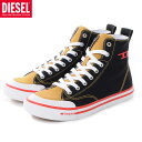 ディーゼル DIESEL スニーカー メンズ ブランド ハイカット S-ATHOS-MID Y02879-PR012 ブラック