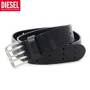 ディーゼル ベルト（メンズ） ディーゼル DIESEL ベルト メンズ ブランド レザー B-MILI X08139-PR227 ブラック