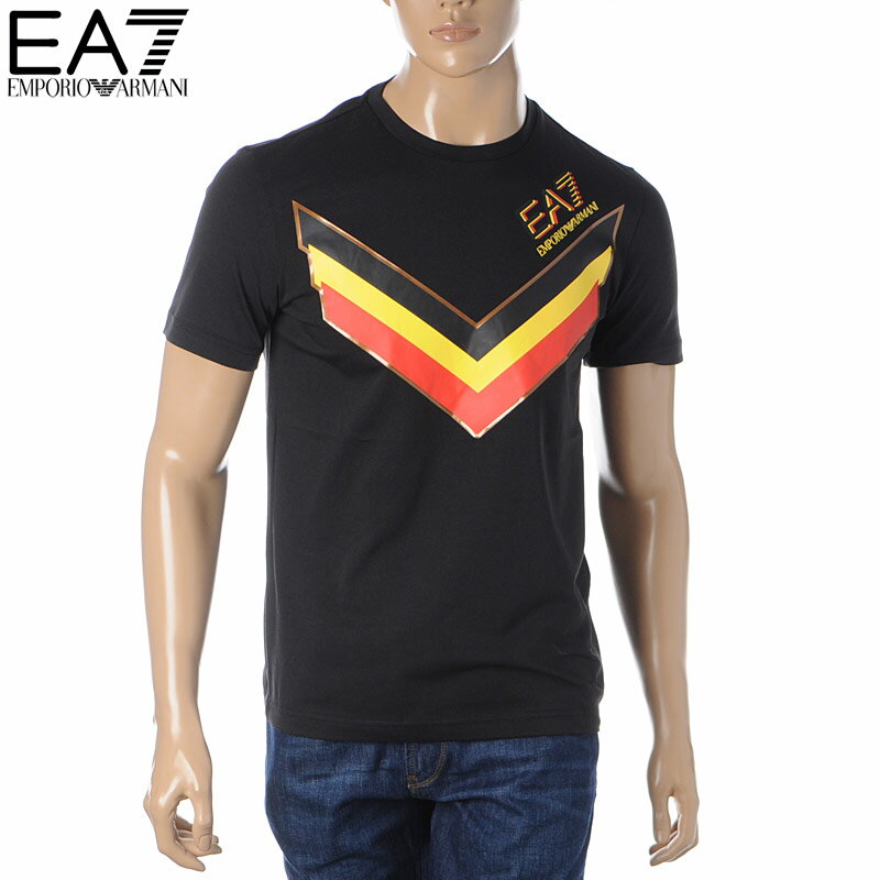 ݥꥪޡ EMPORIO ARMANI EA7 롼ͥåT Ⱦµ  3HPT66 PJL2Z ֥å