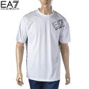 エンポリオアルマーニ EA7 EMPORIO ARMANI クルーネックTシャツ 半袖 メンズ ブランド 3LPT34 PJ02Z ホワイト