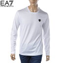 エンポリオアルマーニ EA7 EMPORIO ARMANI Tシャツ メンズ ブランド 長袖 ロンT 8NPT09 PJNQZ ホワイト