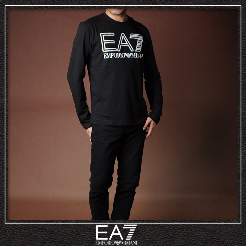 エンポリオアルマーニ EA7 EMPORIO ARMANI Tシャツ メンズ 長袖 ロンT ブランド ク...