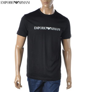 エンポリオアルマーニ EMPORIO ARMANI クルーネックTシャツ 半袖 メンズ ブランド 8N1TN5 1JPZZ ブラック