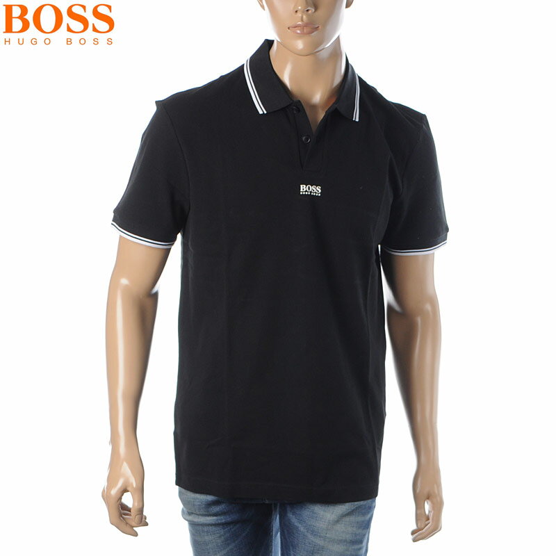 ヒューゴボス HUGO BOSS ポロシャツ 半袖 メンズ 50449367 10191116 ブラック 2021春夏セール