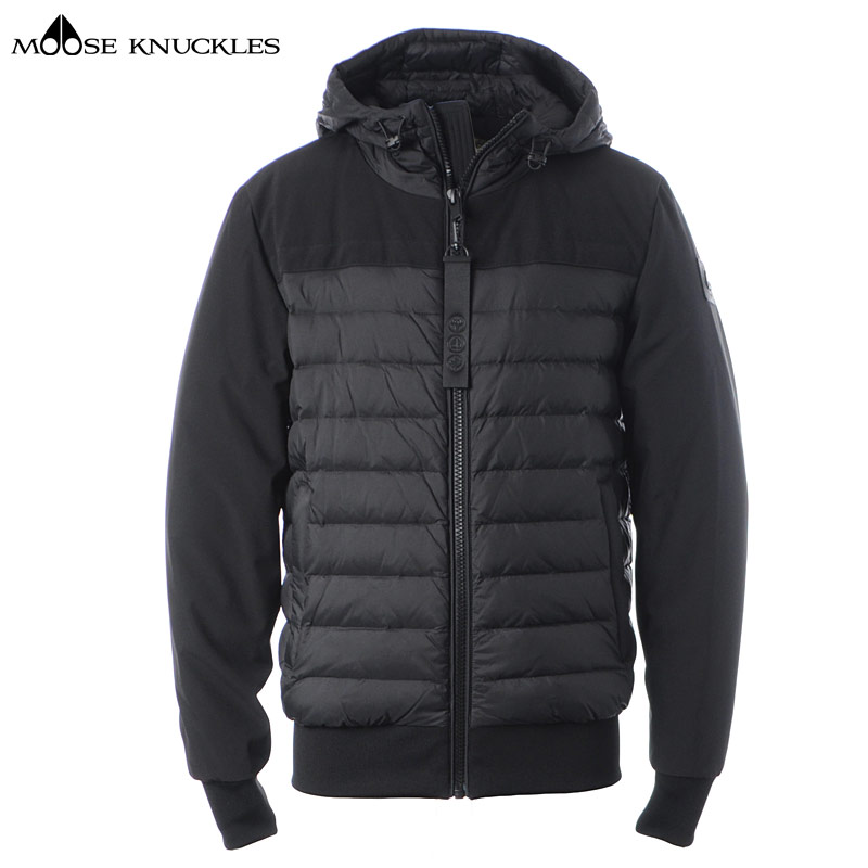 ムースナックルズ MOOSE KNUCKLES ダウンジャケット メンズ ブルゾン アウター ブランド KLFSKUN JACKET M31MJ145 ブラック