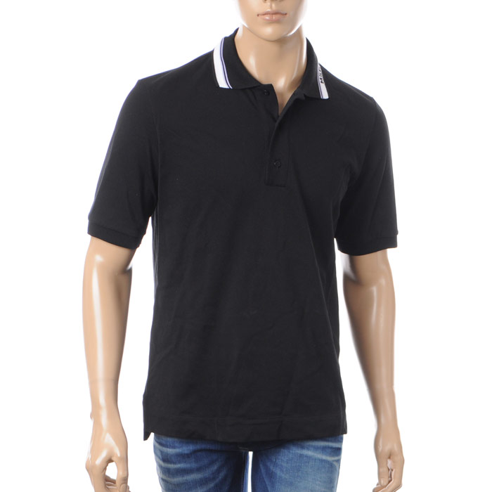 エムエスジーエム MSGM メンズ 半袖 ポロシャツ 黒 2440MM04 ロゴ カットソー トップス ブランド 人気 オシャレ カジュアル スポーティ スタイリッシュ 送料無料