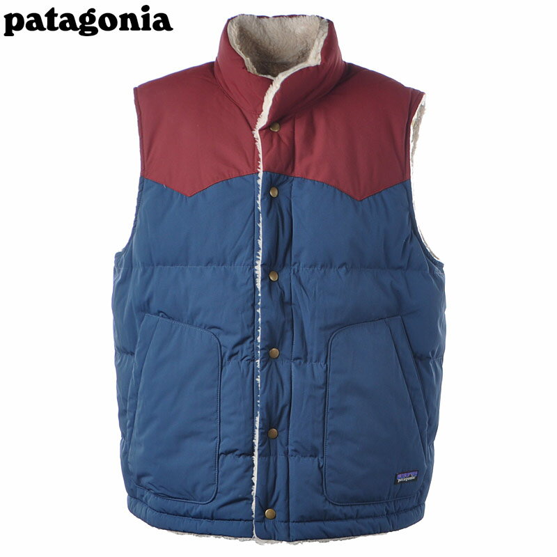 パタゴニア パタゴニア PATAGONIA ダウンベスト メンズ ブランド アウター 27588 MEN’S REVERSIBLE BIVY DOWN VEST メンズ リバーシブル ビビー ダウン ベスト ブルー