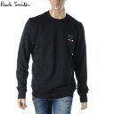 ポールスミス スウェット PAUL SMITH トレーナー メンズ ブランド クルーネック M2R 027RE LP4044 ブラック